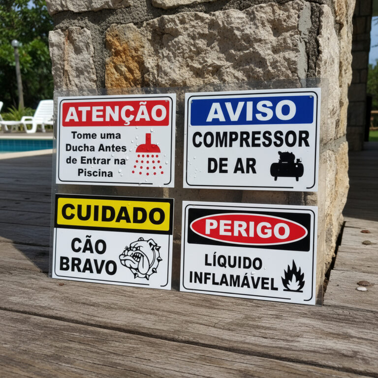 Placas de Sinalização